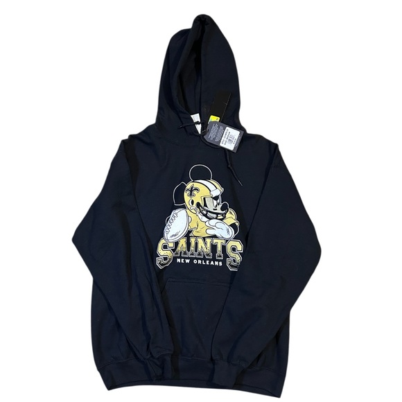 NFL Other - Junk Food Clothing Black and Gold Saints Disney Hoodie